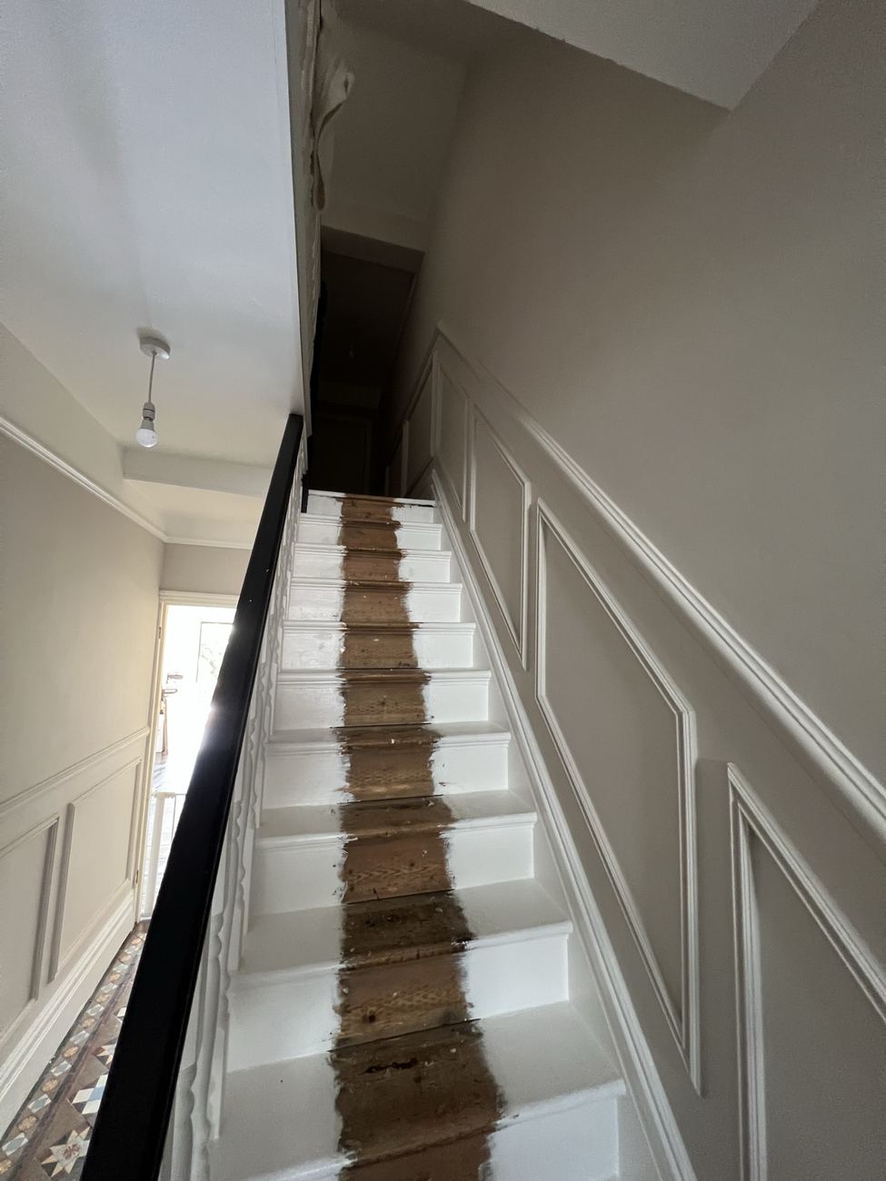 Staircase wall panelling
